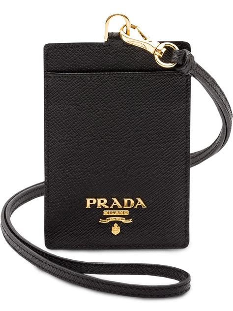 neck id holder prada|prada card holders.